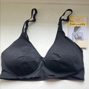 Black Seamless Comfort Bra - Women Intimates